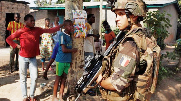 French soldiers deployed in
Africa go from heroes to villains