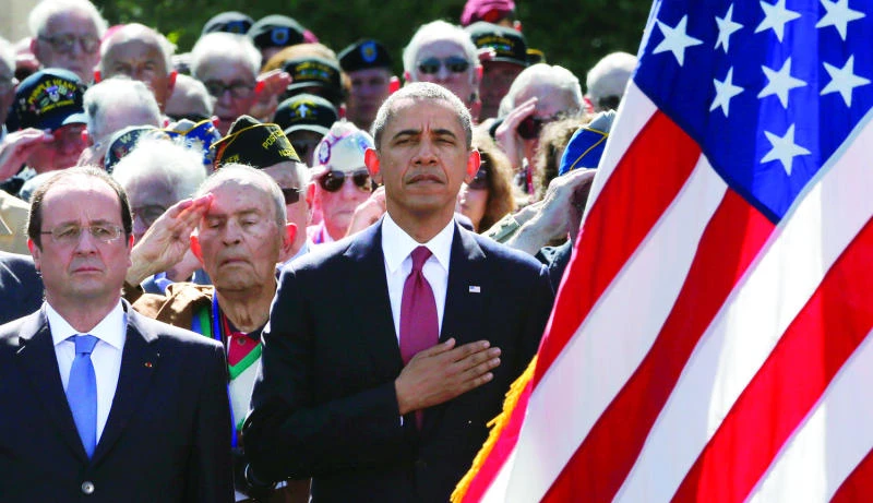 Emotional Obama leads D-Day tribute to WWII veterans