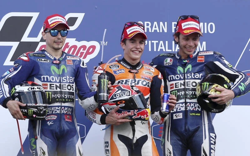 Marquez wins Italian race to stay perfect in MotoGP
