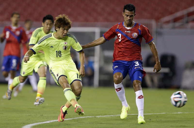 Japan scores late to pull away from Costa Rica