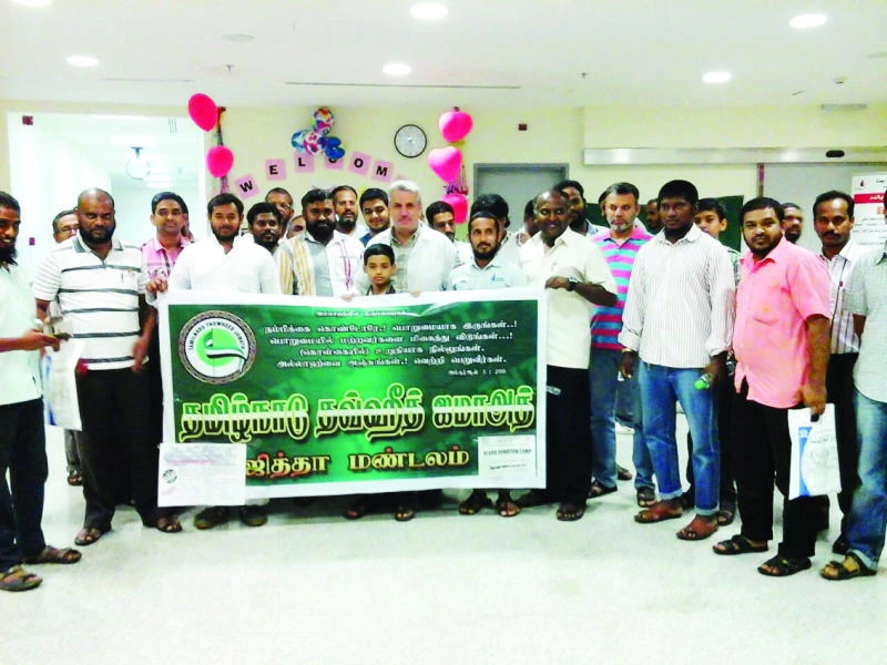 Tamil expatriates donate blood for Haj pilgrims