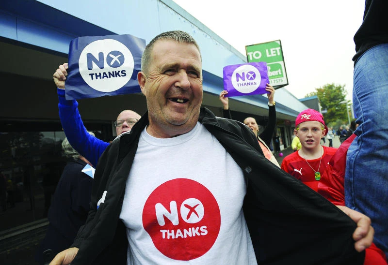 Polls put Scottish unionists ahead as vote approaches