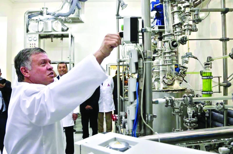 Jordan’s King Abdallah opens Hikma’s oncology API plant