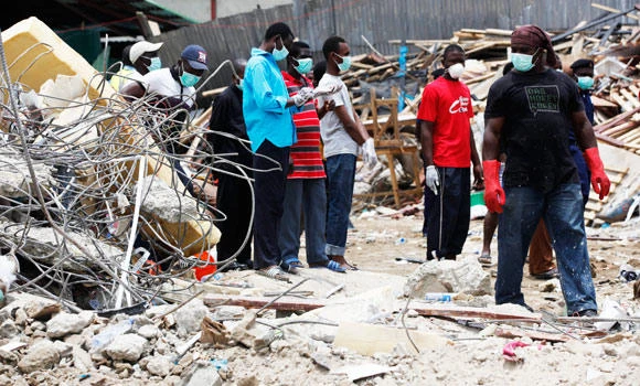 Death toll rises in Nigerian church collapse