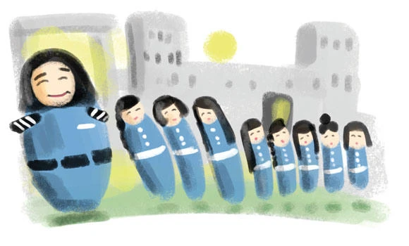 Female guards at schools spark intense debate
