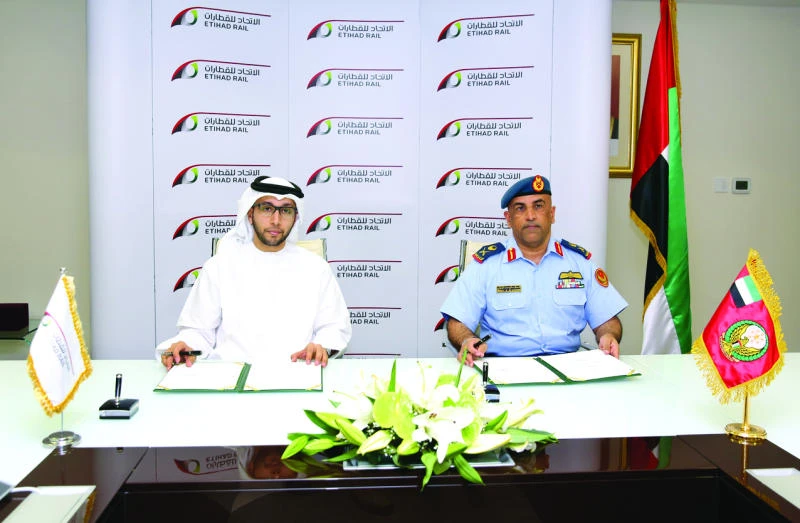 Etihad Rail inks deal to protect key installations