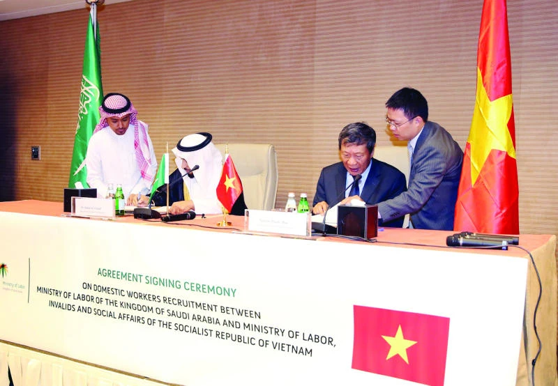 Labor pact signed with Vietnam