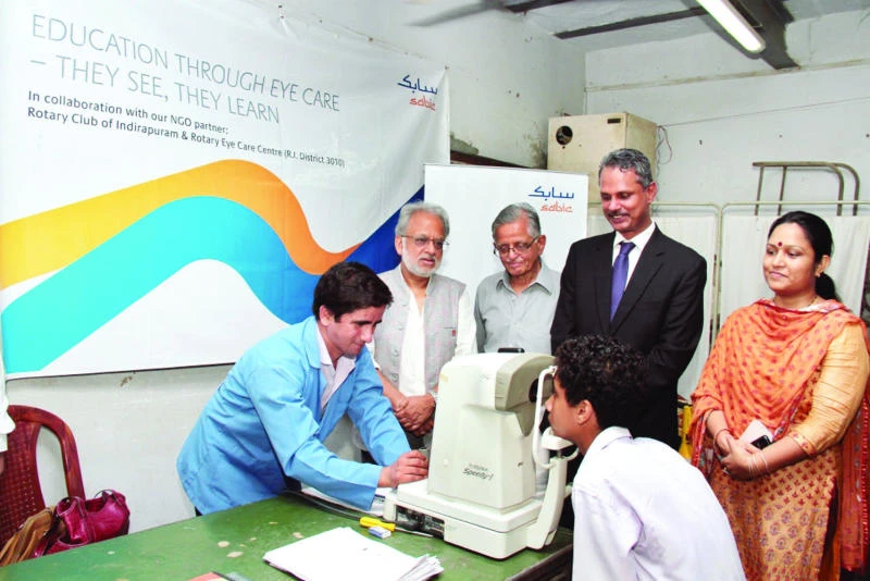Saudi firm provides free eye care to Indian children