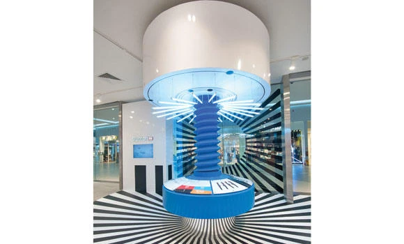 Special display for Swatch’s SISTEM51 collection