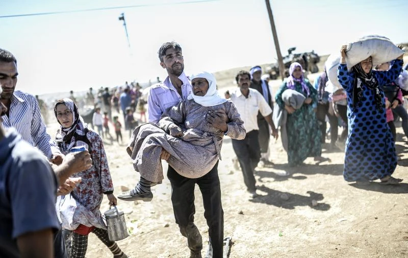 Syrian Kurds fleeing to Turkey pass 45,000-mark