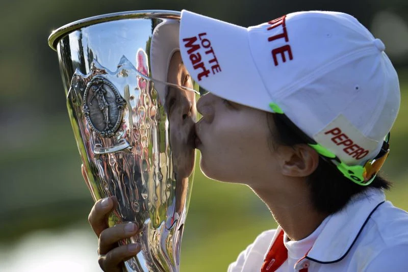 Major breakthrough: Kim edges Webb to win Evian crown