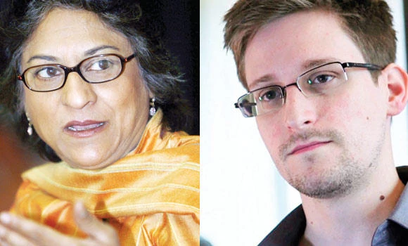 Snowden, Asma Jahangir honored