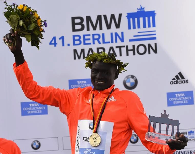 Kenya’s Kimetto sets world mark at Berlin Marathon