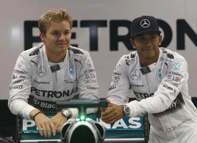 Hamilton, Rosberg welcome sound of silence