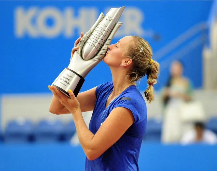 Kvitova books Singapore berth with Wuhan title