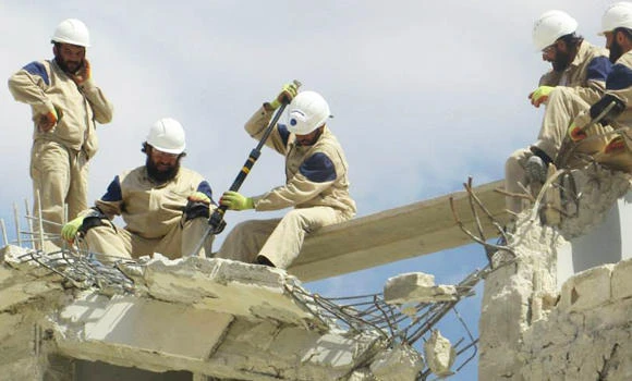 Syrian rescuer, on a break, recalls horror of war