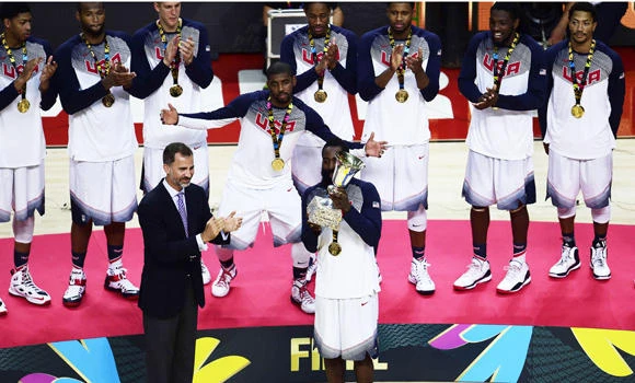 US routs Serbia to retain basketball world title