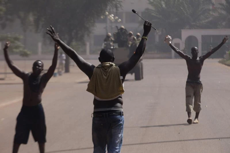 Protesters gather again in Burkina Faso