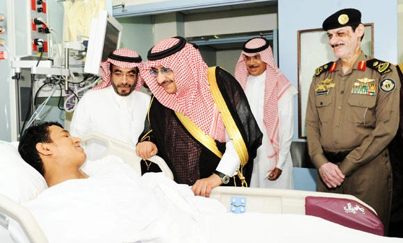 Interior minister visits Awamiya shooting victim