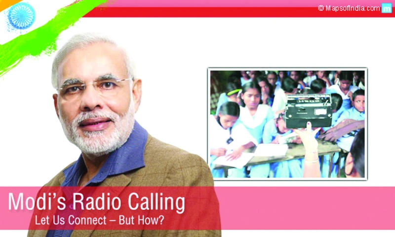Modi makes radio medium for change