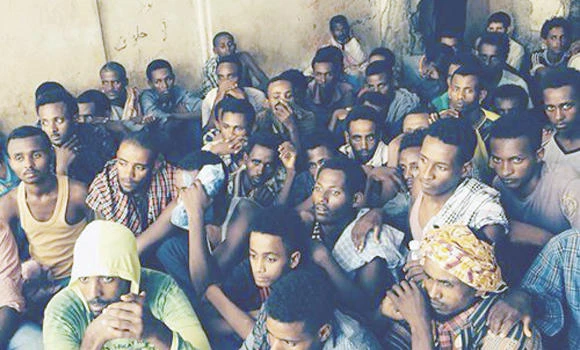 Jazan police arrest 110 illegal African workers