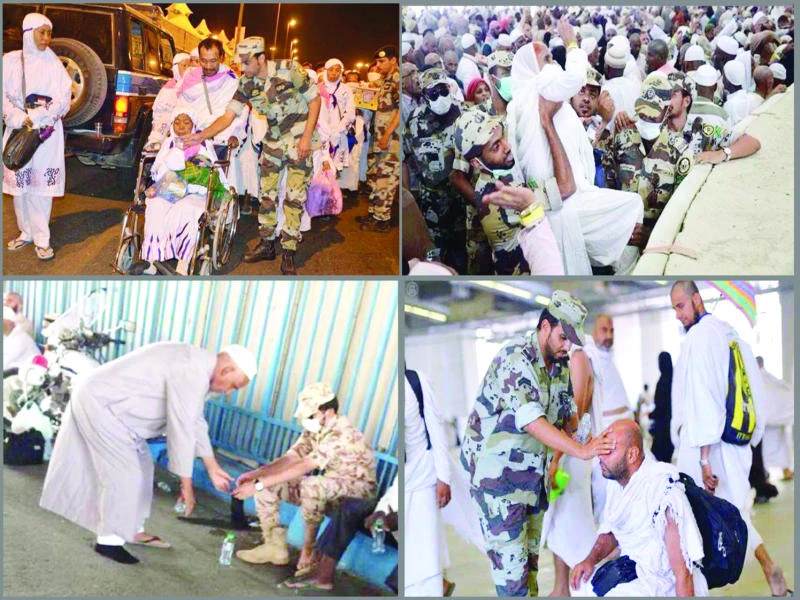 Security officers helping Hajis trending on Twitter