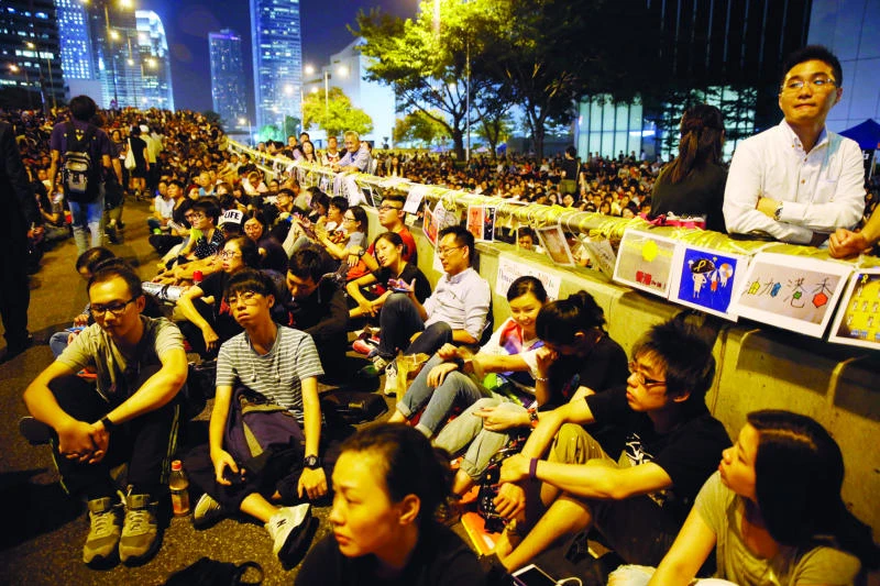 Hong Kong protesters regroup after government rejects talks