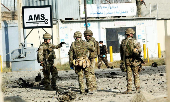 14 Afghan troops dead