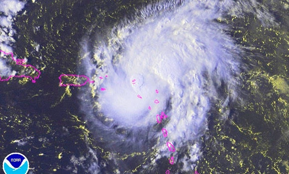 Gonzalo: A major hurricane over Atlantic waters