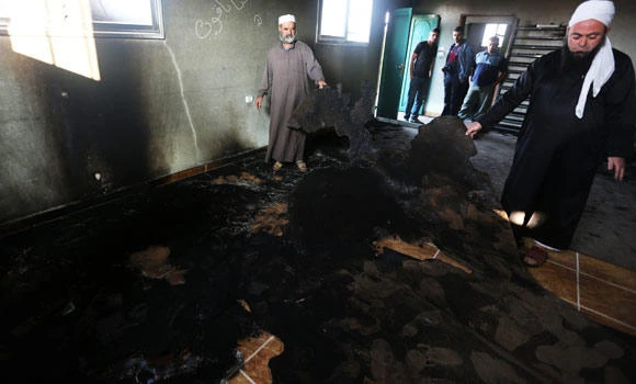 Mosque torched by settlers