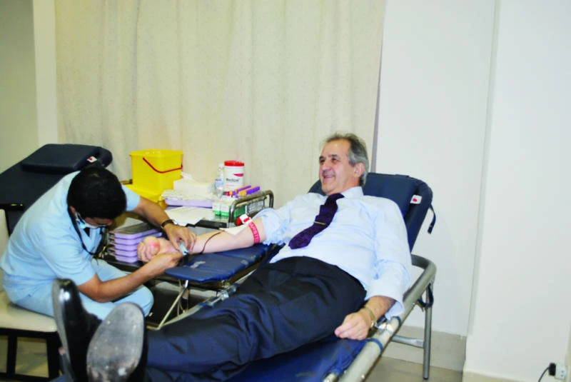 InterContinental Hotel Alkhobar employees donate blood for cancer patients