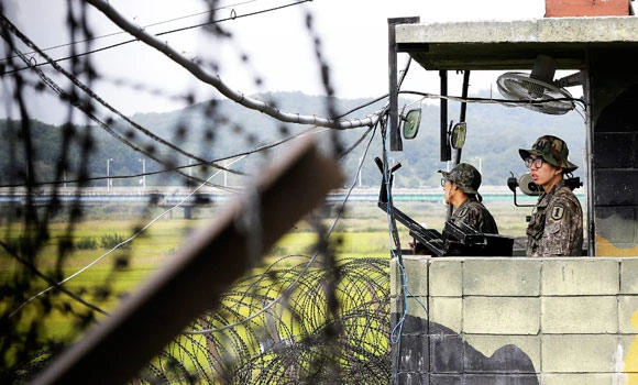 Koreas exchange gunfire