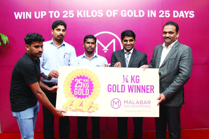 Winnings continue with Malabar Gold & Diamonds’ festive offer