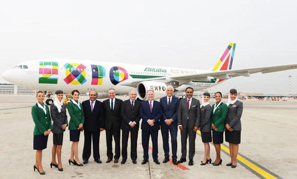 Etihad Airways, Alitalia unveil two Expo Milano aircraft