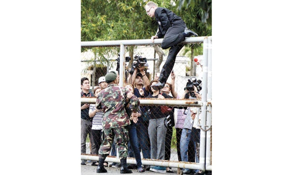Marine suspect guarded by US in Philippine camp