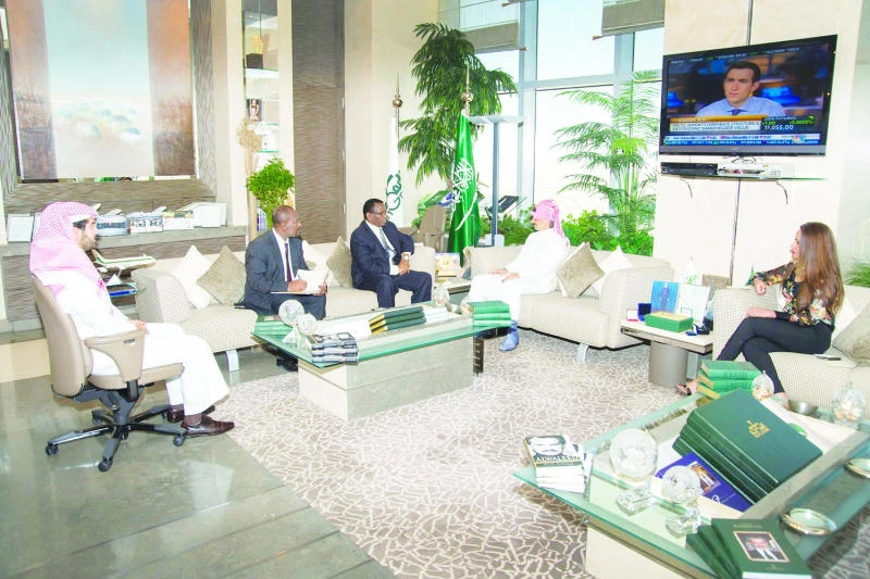 Alwaleed receives Ethiopian envoy