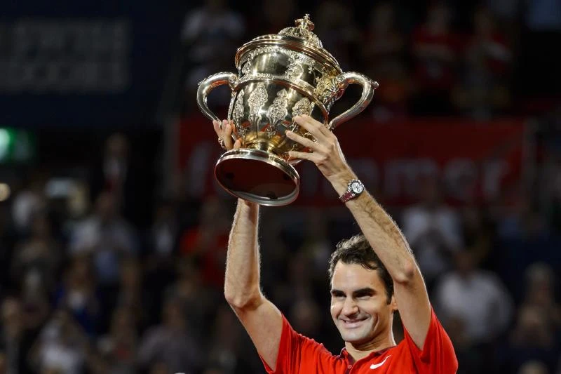 Federer crushes Goffin for sixth Basel title