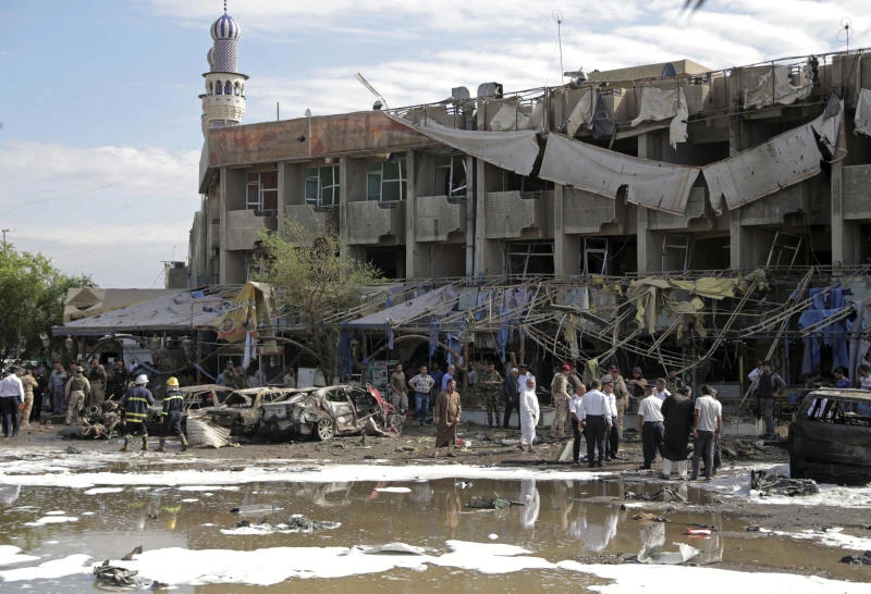 Bombs at marketplaces near Baghdad kill 9 people