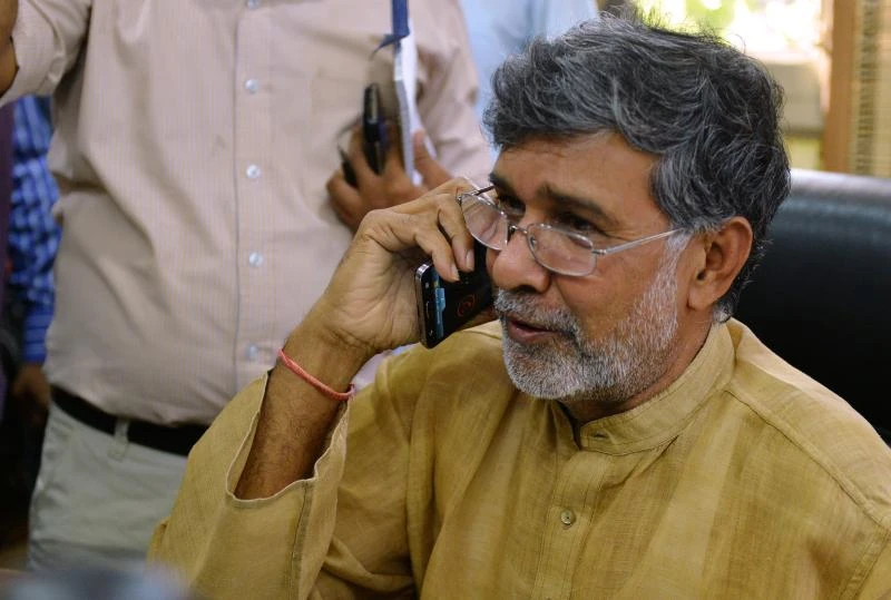 India's Satyarthi makes online splash with Nobel win