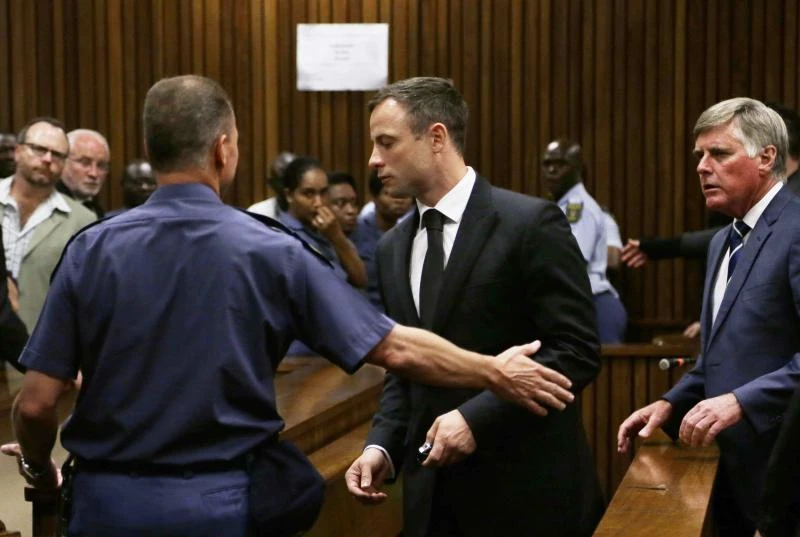 Pistorius spends first night in single jail cell