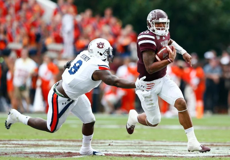 No. 3 Mississippi State downs No. 2 Auburn 38-23
