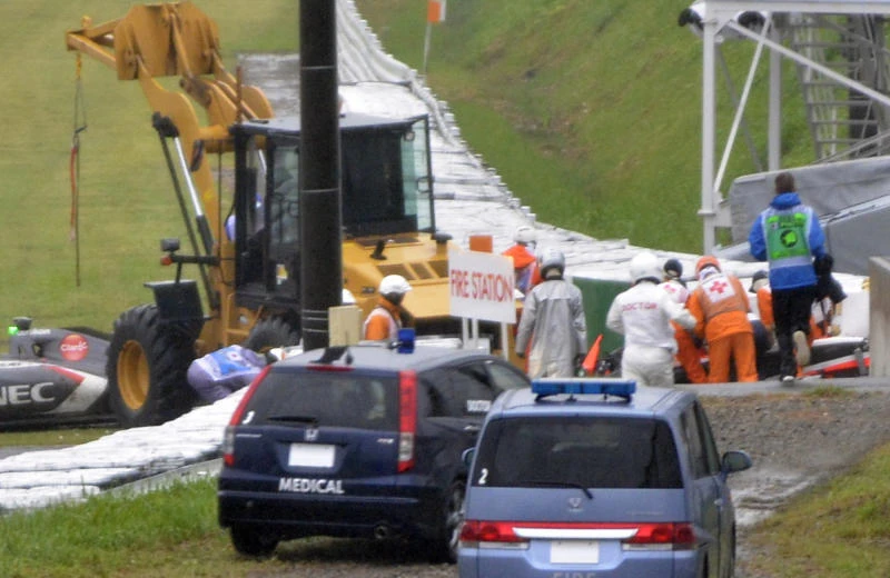Horror footage of Bianchi crash emerges