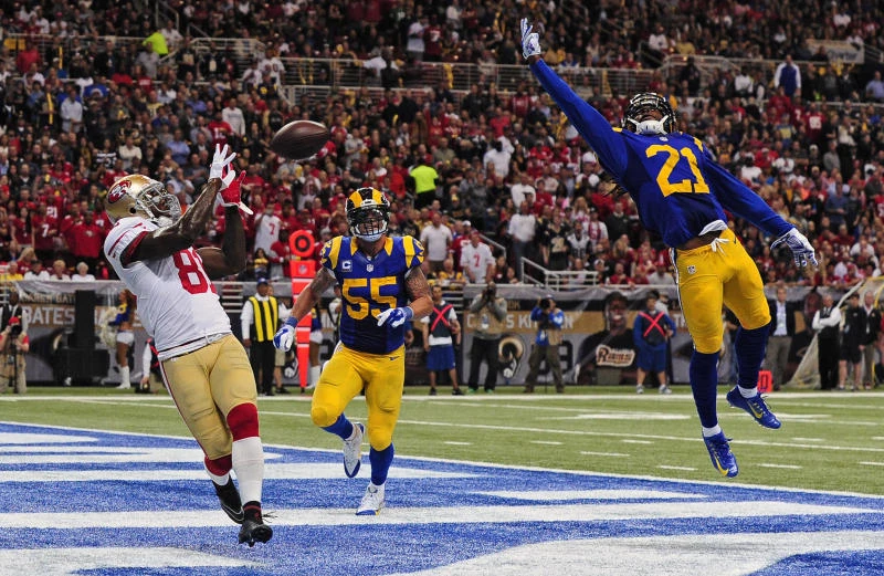 49ers rally from 14 down to beat Rams 31-17