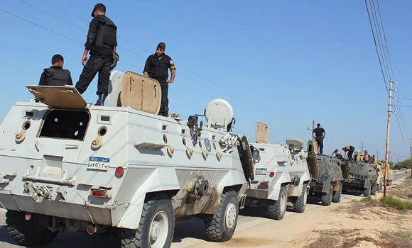 Egypt Army offensive kills 16 militants in Sinai