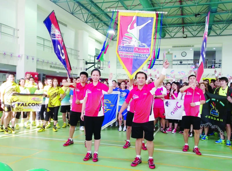 Jaguars badminton tourney opens with a bang