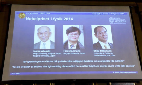 2 Japanese, 1 American win Nobel for LED lights
