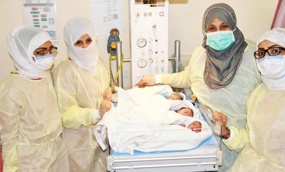 Triplets born in Makkah on Haj