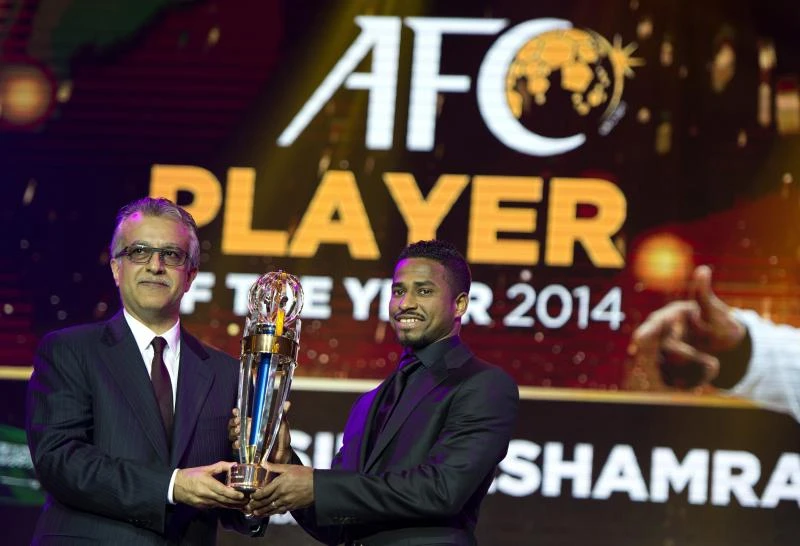 Hilal striker Al Shamrani named Asian player of the year
