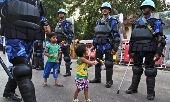 Children asked to blow whistle on open defecation