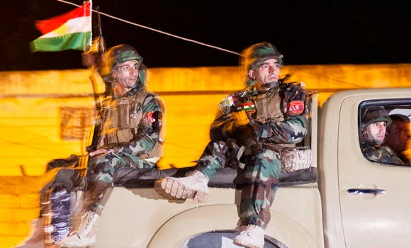 Iraqi Kurds join Kobani fight
